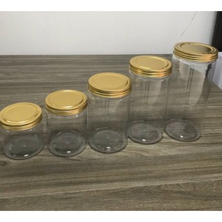Hủ pet nắp nhôm đựng hạt điều, bánh kẹo 1000ml