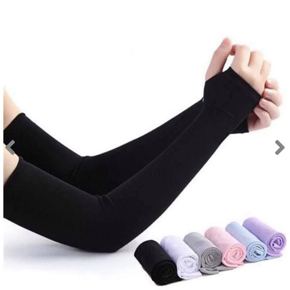 Găng Tay Chống Nắng Chơi Thể Thao Ngoài Trời, Đi Xe Máy Co Giãn, Dành Cho Nam Nữ - Găng Tay LET'S SLIM AQUA Hàn Quốc