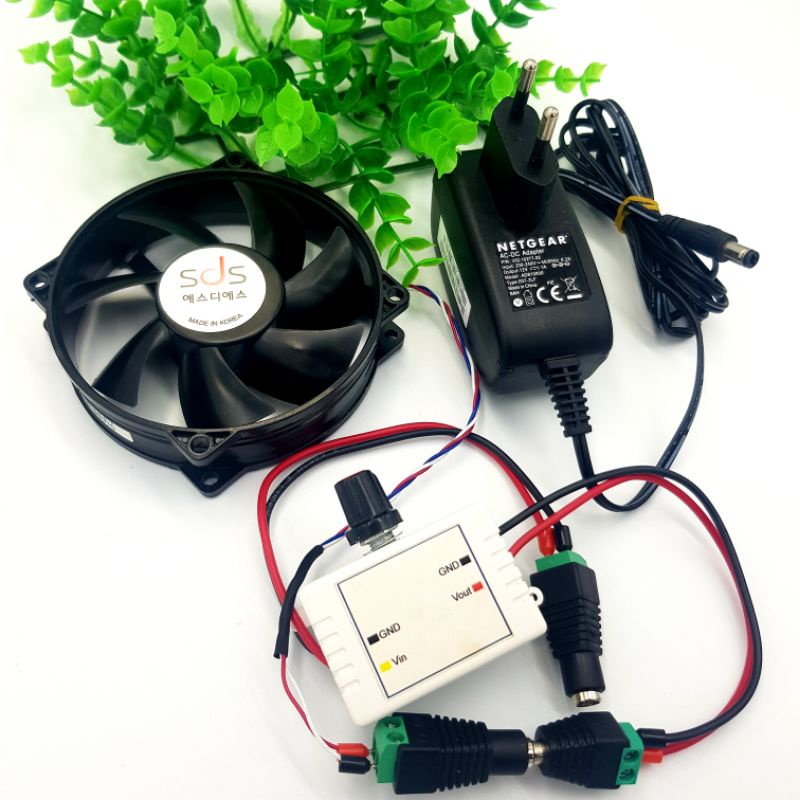 Quạt Hút Mùi Thú Cưng, Hút Khói💦Tản Nhiệt, Làm Mát Máy Tính, CPU Brushless 12V 3000RPM Có Điều Chỉnh Tốc Độ