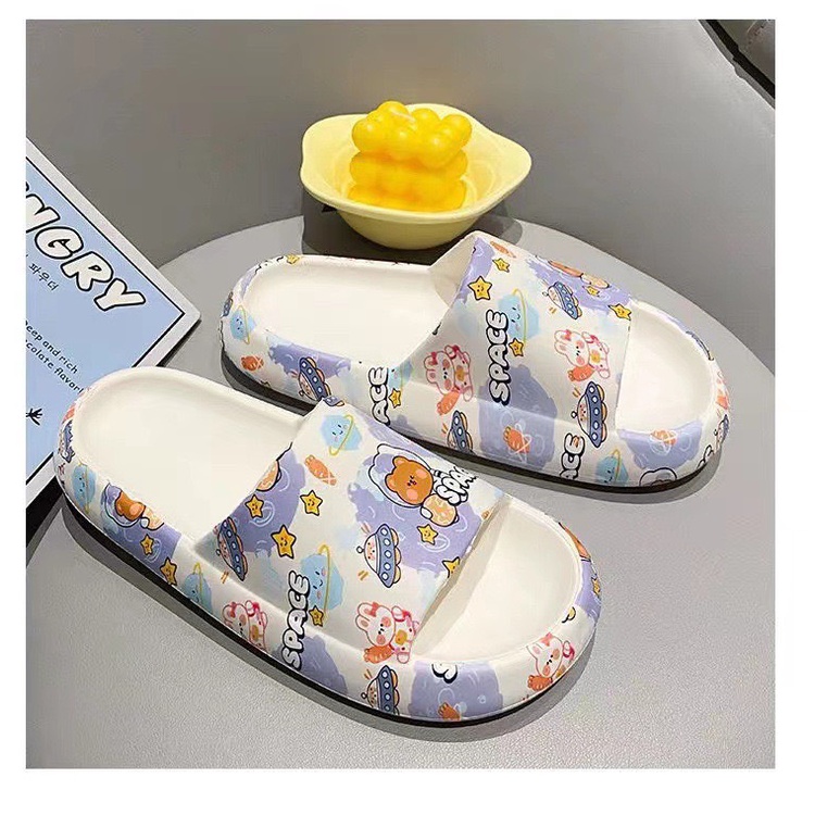 Dép Bánh Mì Ulzzang Đi Trong Nhà Chữ Space Hàng Loại 1