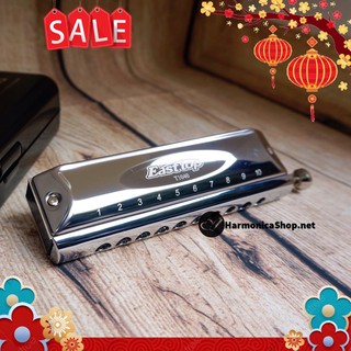 Kèn harmonica chromatic 10 lỗ Easttop t10-40 (mẫu mới)