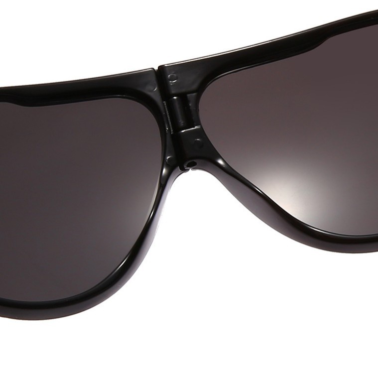 Spots | Folding sports safety explosion-proof sunglasses men and women European and American shades large frame glasses shatterproof xjCD | BigBuy360 - bigbuy360.vn