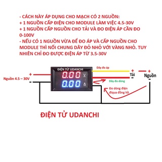 Module đo áp 0-100V và đo dòng 10A