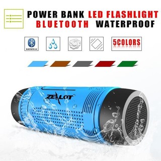Loa Bluetooth không dây chống nước Zealot 4000mAh kèm cáp sạc