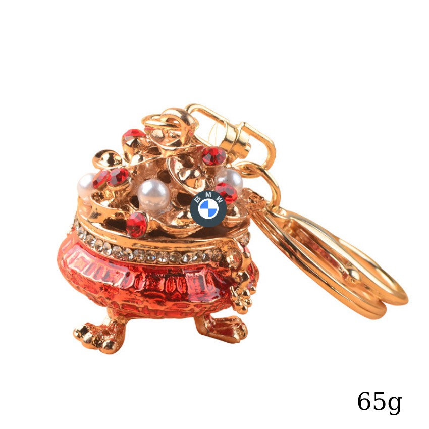 ️️️Móc Khóa Hợp Kim Cao Cấp Phong Cách Thời Trang Cornucopia Keychain Siêu Dễ Thương Chọn Màu (size 6 x 4 cm)