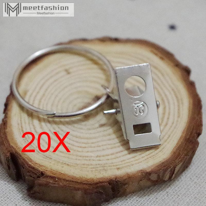 Set 20 khoen treo rèm cửa phòng tắm