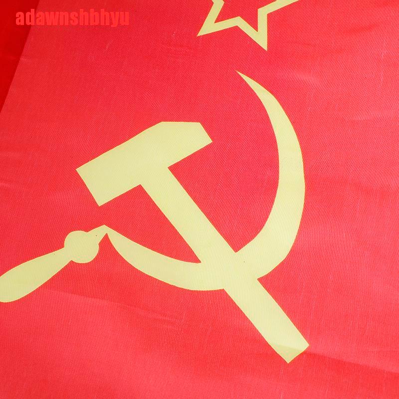 [adawnshbhyu]60*90cm Red CCCP Union of Soviet Socialist Republics USSR Flag Banner Home Decor