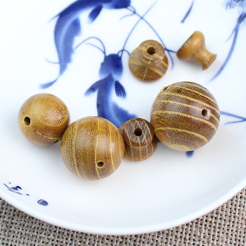 Phụ Kiện Hạt Gỗ Đàn Hương Dùng Làm Vòng Tay/Vòng Tay Kiểu Phật Giáo diy