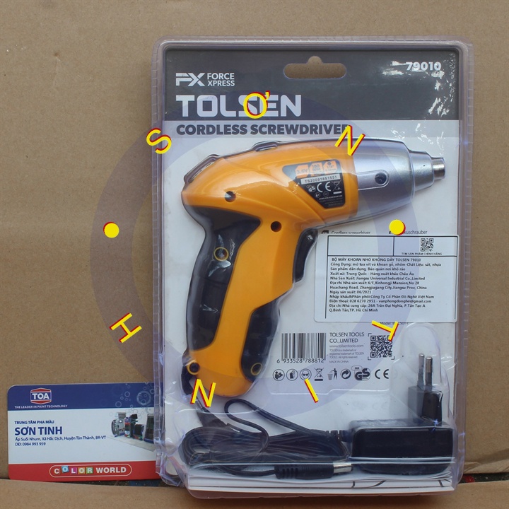 Máy siết vít dùng pin 3.6V Tolsen 79010