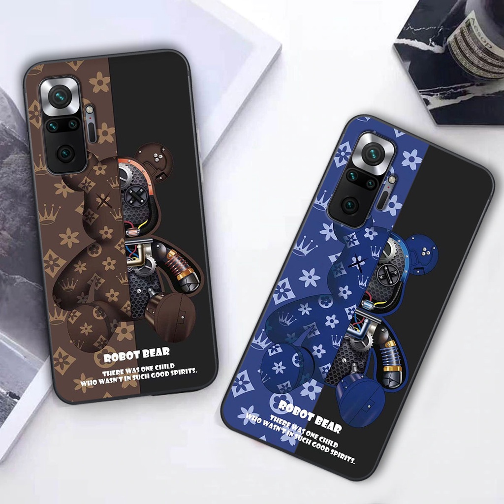 Ốp lưng Xiaomi Redmi Note 10 Pro gấu, thời trang, cao cấp - RẺ BỀN ĐẸP