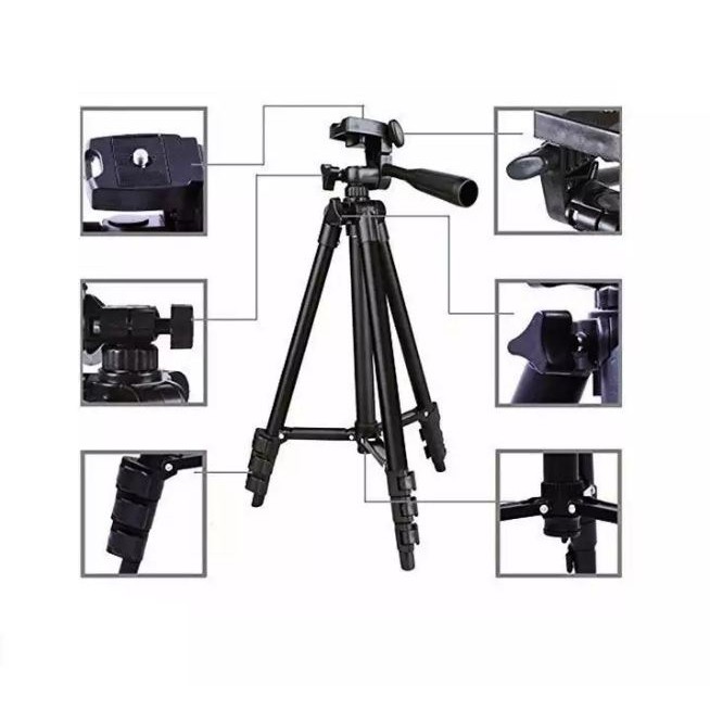 [LOẠI TỐT] GẬY TRIPOD TF 3120, Giá đỡ 3 chân chụp ảnh, quay video Tripod TF-3120