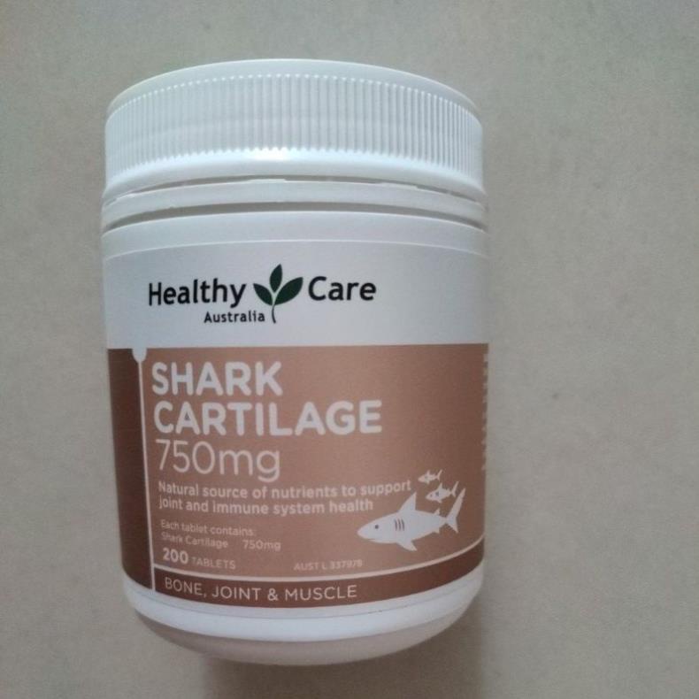 Sụn vi cá mập của Úc Healthy Care tăng khả năng miễn dịch cho xương khớp 200 viên