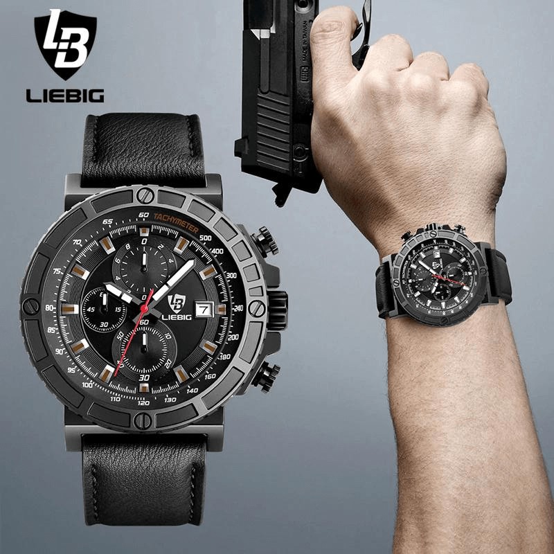 Đồng hồ thể thao nam Leibig chạy 6 kim