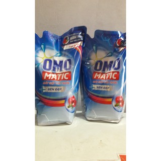 Com Bo 2 Túi Nước Giặt OMO MATIC Cho Máy Giặt Cửa Trước Túi 2,3kg.