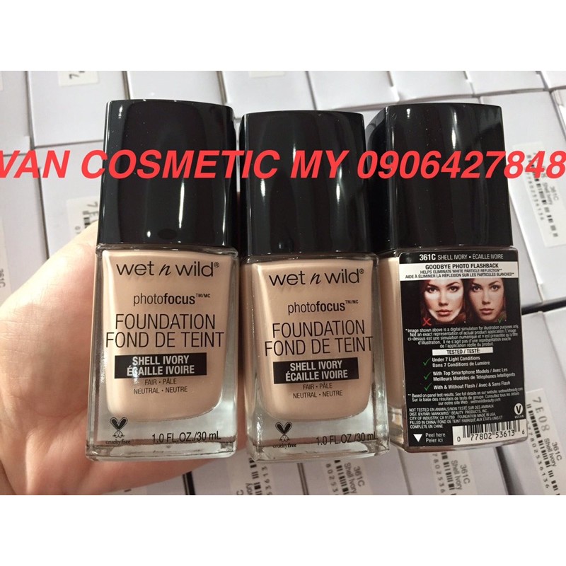 Kem Nền Wet N Wild Photofocus Foundation (30ml)