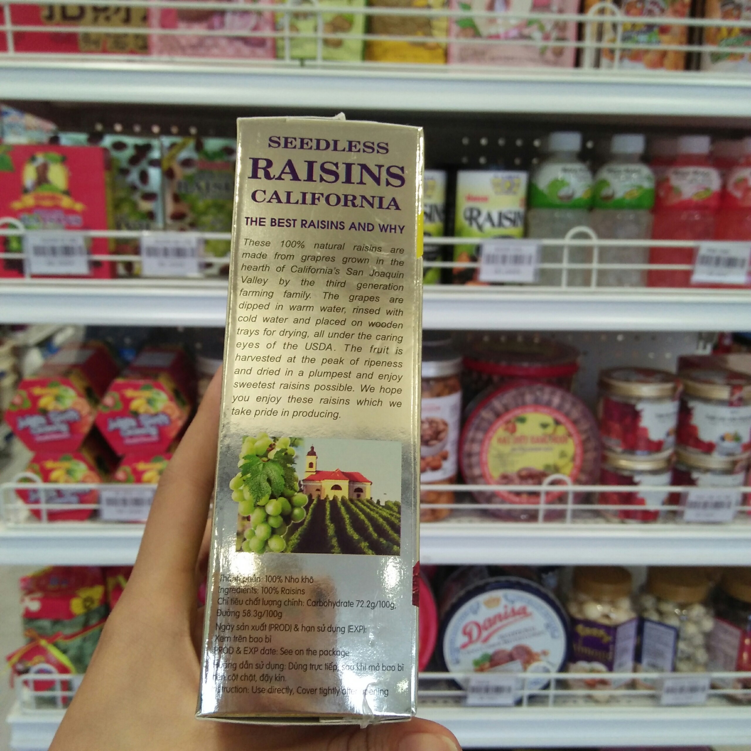 [Ảnh thật] [Chính hãng] NHO KHÔ RAISINS CALIFORNIA