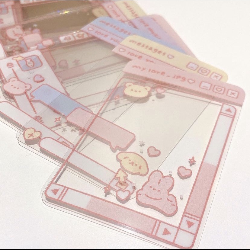 Miếng trang trí ảnh, card idol hình điện thoại - Phone Frame Okiki