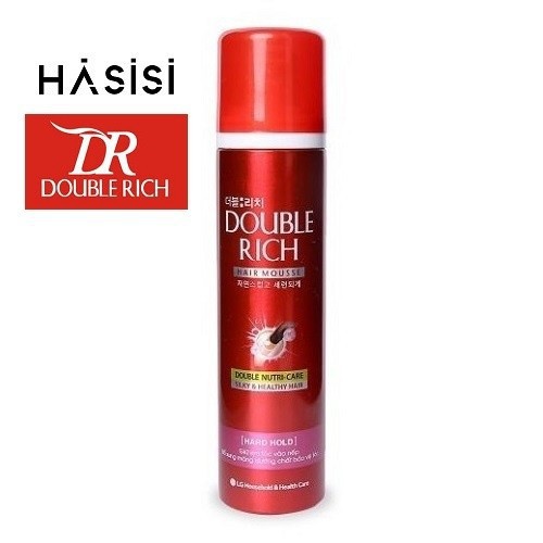 Kem Tạo Kiểu Tóc DOUBLE RICH - Hair Mousse Soft Hold 150ML