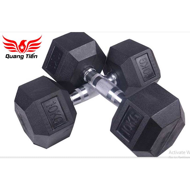 Tạ tay cao su lục giác cao cấp Iron Bull 20 kg nhập khẩu ( giá 1 quả )