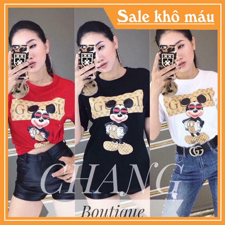 [MUA 2 TẶNG 1] ❤️ Áo Thun Tay Ngắn ❤️ Áo Thun Nữ HT002 ❤️ Cotton In Hình Nhiều Mẫu ❤️ Hot Trend ❤️