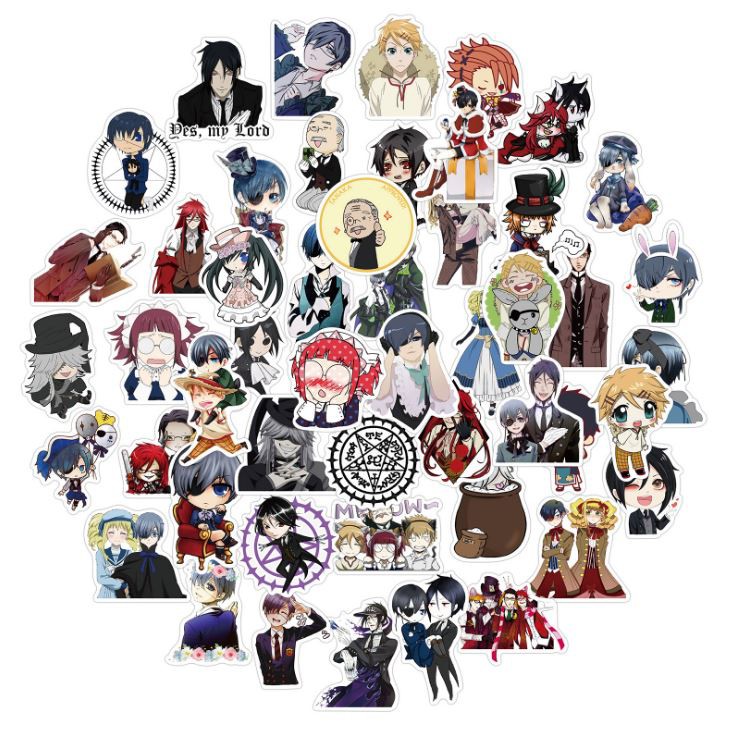 Sticker ANIME QUẢN GIA NHẬT BẢN nhựa PVC không thấm nước, dán nón bảo hiểm, laptop, điện thoại, Vali, xe, Cực COOL #149