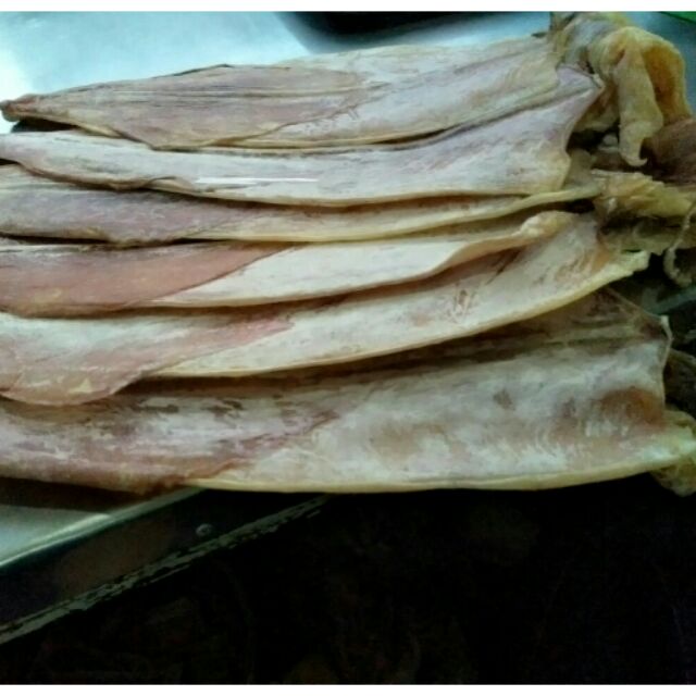 2 con mực siêu bự siêu dày siêu ngọt