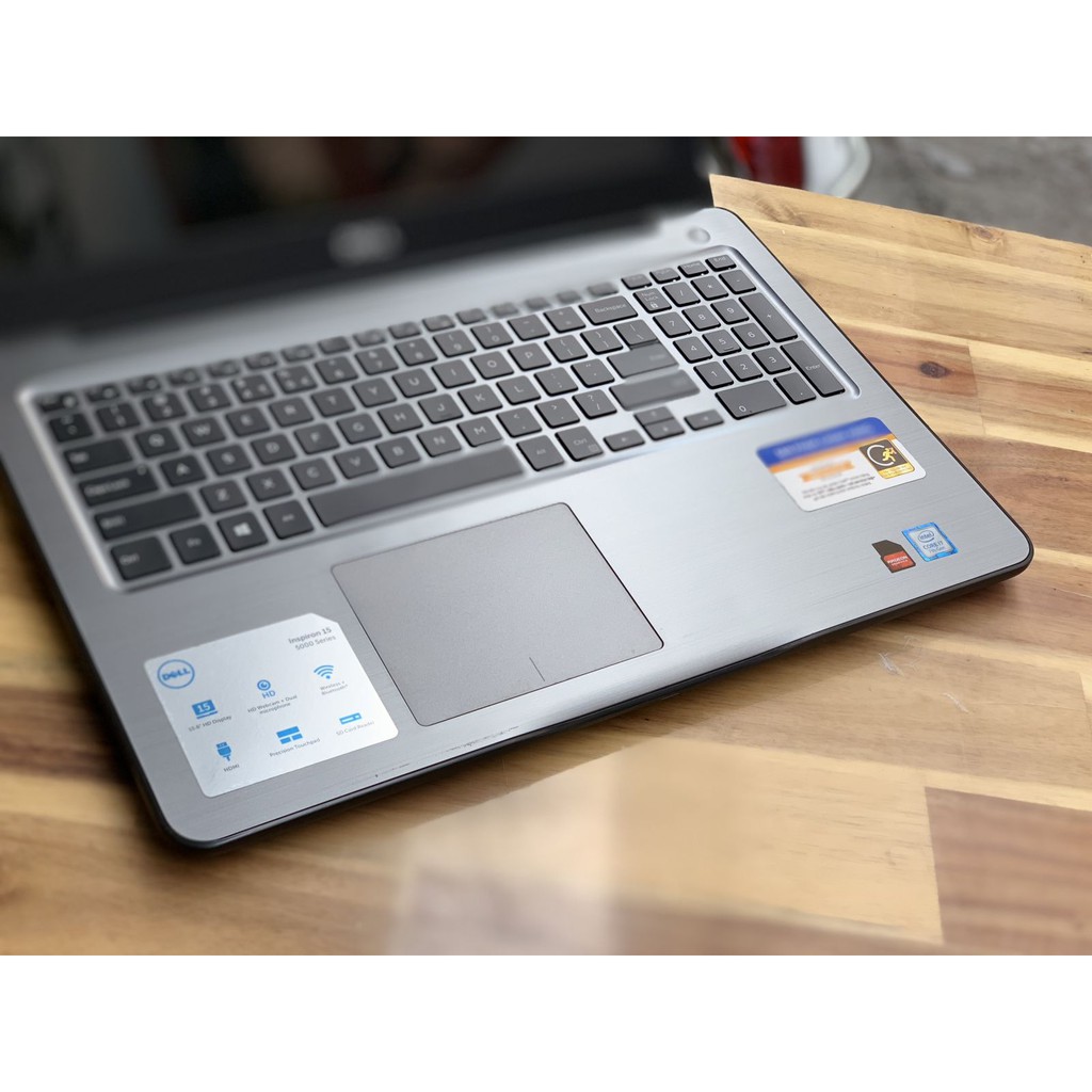 Laptop Dell Inspiron 5567, i5 7200U SSD256 Vga rời AMD R7 M445 Đèn phím Full HD Đẹp Keng Zin Giá rẻ