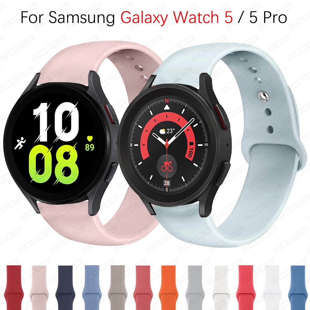 Dây Silicone Thay Thế Cho ĐồNg Hồ Samsung Galaxy watch 5 / 5 Pro 40mm 44mm 45mm