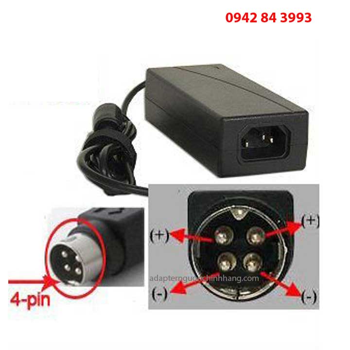 Adapter nguồn đầu ghi hình camera 12v 5a chân 4 pin