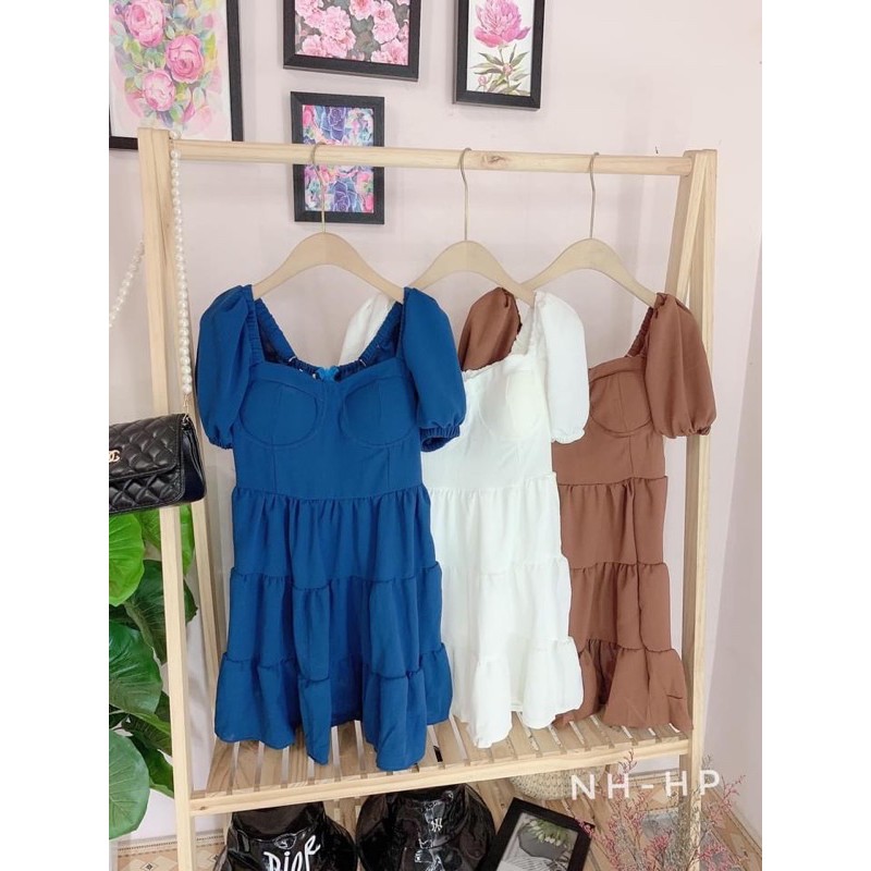 VÁY TAY BỒNG CÚP NGỰC DÁNG BABYDOLL | BigBuy360 - bigbuy360.vn