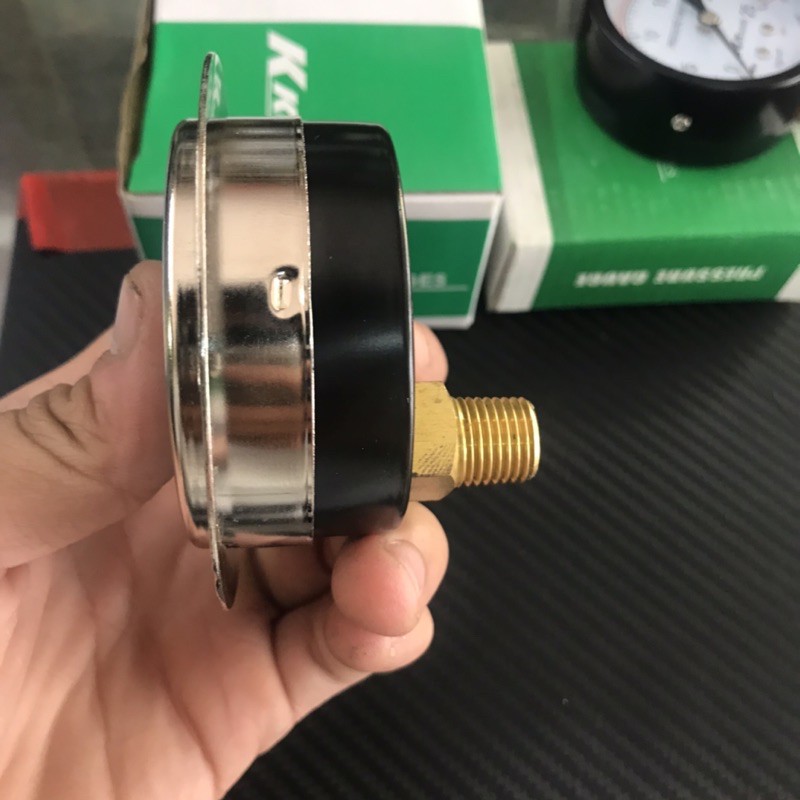 Đồng hồ đo áp suất hơi mặt 63MM