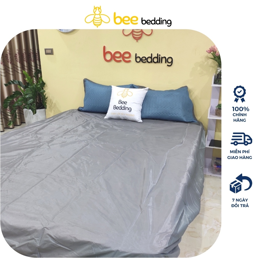 Ga chống thấm nước màu trơn Bee Bedding - drap chống thấm hàn quốc giá rẻ [ kích thước 1m2, 1m6, 1m8, 2m x 2m2 ]