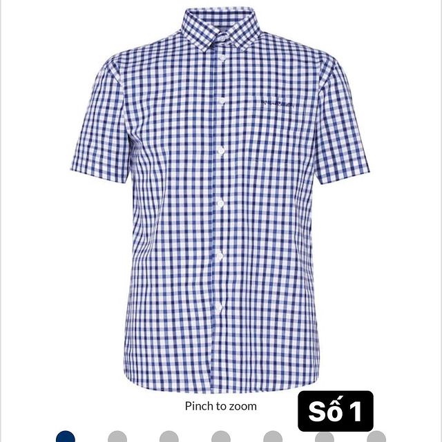 Áo sơmi kẻ pierre 5 mẫu + 2.2% shopee