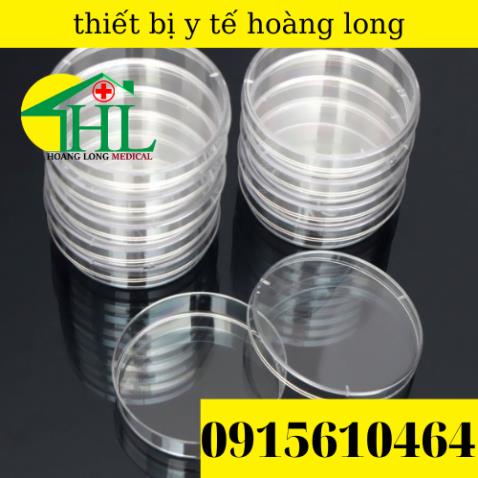 Thùng 500 Đĩa Petri Nhựa 90x15mm (10 cái/gói)