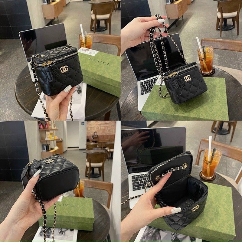 Túi đeo chéo Chanel Mini da mềm siêu hot