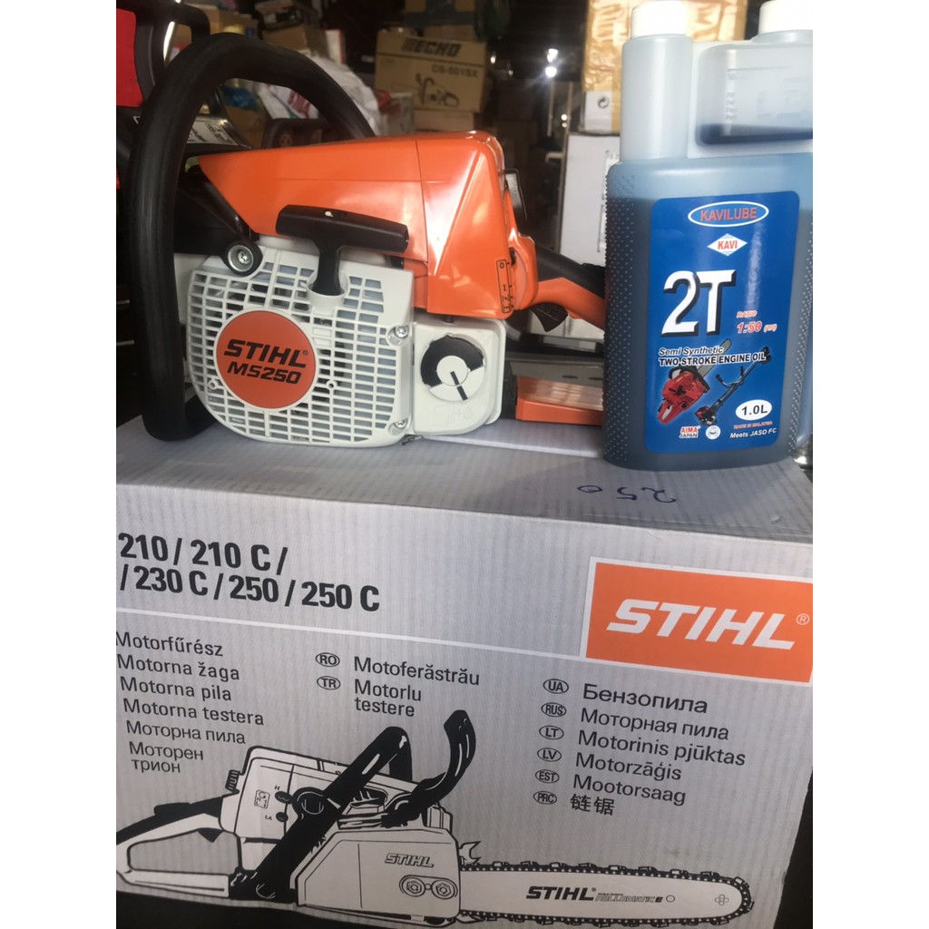 Máy cưa xích STIHL MS 250 chính hãng (Đã bao gồm sên lam + Khuyến mãi)