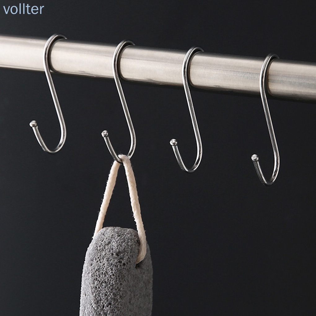 Móc Chữ S Inox Treo Đồ Đa Năng, Móc Treo Đồ Tiện Lợi