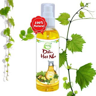 Dầu Hạt Nho Pháp 100ml se khít lỗ chân lông giúp da mềm mịn - Henashop
