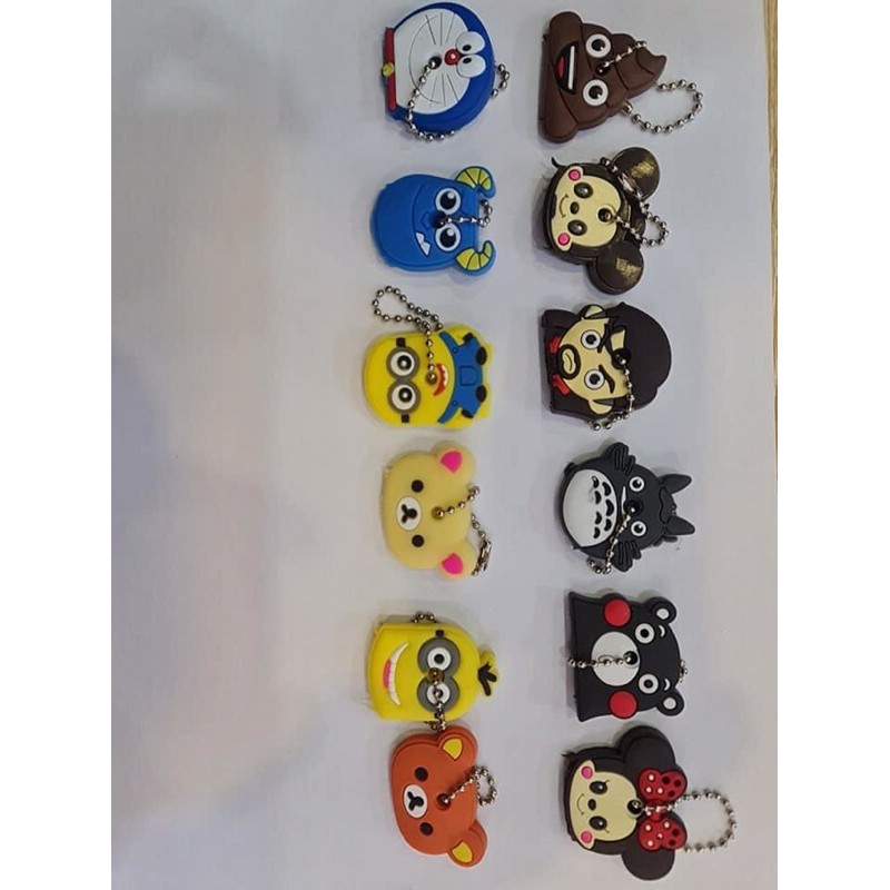 Bọc chìa khoá Silicon siêu dễ thương ( set 10 cái )