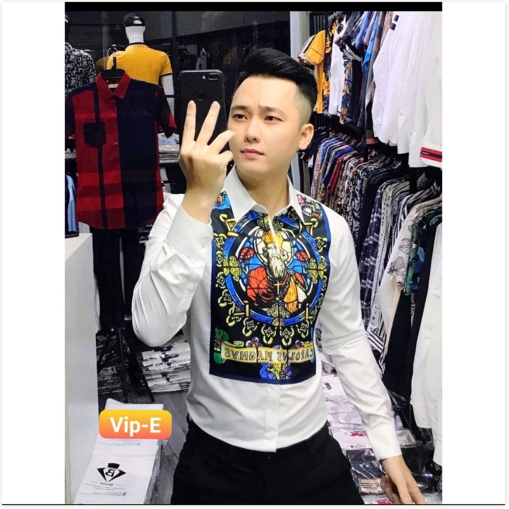 Áo sơ mi nam hiện đại,  kẻ sọc nhiều màu lựa chọn HP