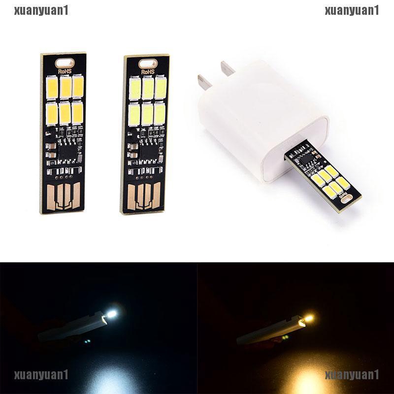 1 Đèn led 6 Bóng mini Di Động Cảm Ứng Ánh Sáng Trắng Ấm / Thuần Khiết