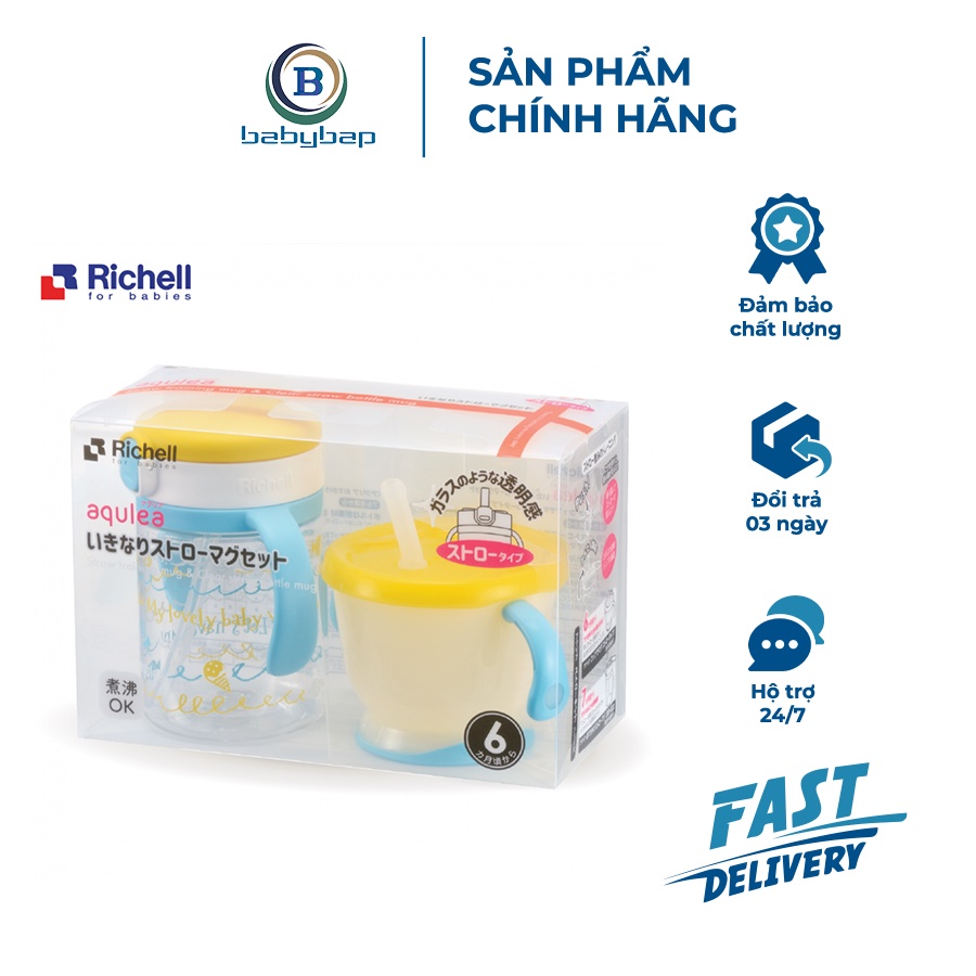Bộ Cốc Tập Uống Và Bình Ống Hút Chất Liệu Nhựa Cao Cấp, An Toàn Tuyệt Đối Với Trẻ Nhỏ