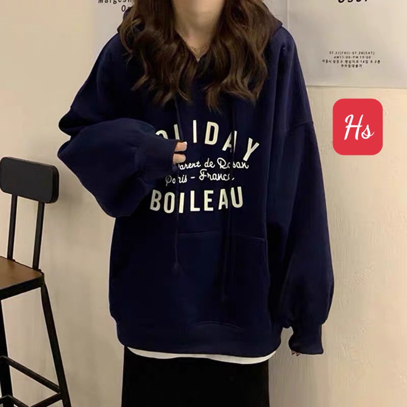 Áo Hoodie Có Mũ Nam Nữ Holiday Thu Đông Chất Nỉ Ngoại Mềm Mịn Hottrend 2022 Unisex X.Store 859