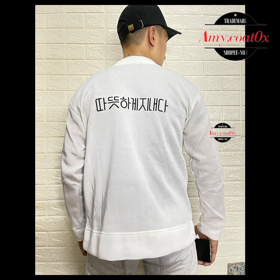 Áo khoác khoát nam nữ bomber jacket form rộng vải nỉ dày đẹp áo khoát khoác cặp đôi unisex cao cấp - Amy.Coat0x | BigBuy360 - bigbuy360.vn