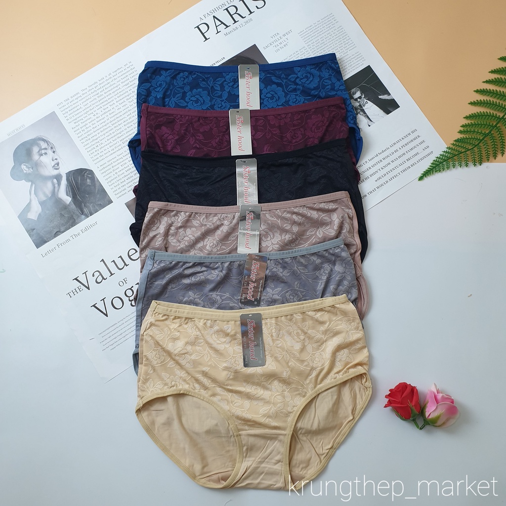 QUẦN LÓT BIGSIZE SISTERHOOD 731 CHẤT COTTON NHẸ , MÁT HÀNG THÁI LAN