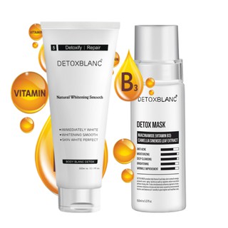 COMBO THẢI ĐỘC TRẮNG DA MẶT VÀ BODY DETOX BLANC