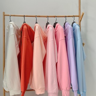 Áo hoodie basic UNISEX nhiều màu (áo nỉ lót bông cotton 100%)