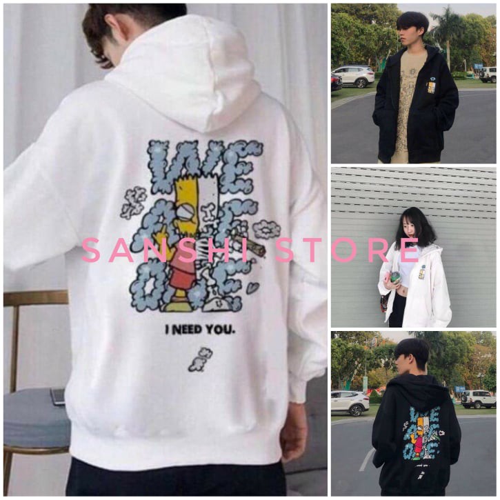 Áo Hoodie ♥ freeship ♥ áo Khoát nỉ unisex dây kéo We Are one FREESIZE nam nữ - KN5