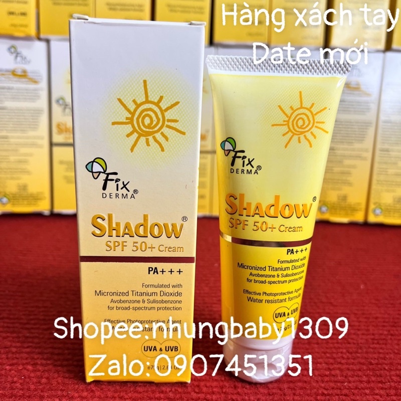 KEM CHỐNG NẮNG FIXDERMA SPF50+ Bs da liễu khuyên dùng