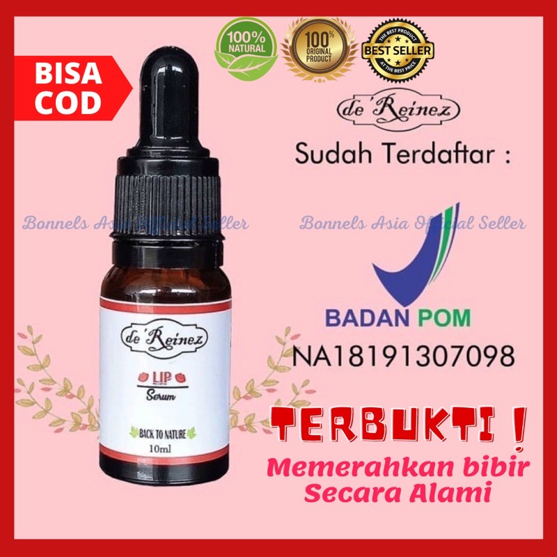 (Hàng Mới Về) Serum Dưỡng Ẩm Môi De 'Reinez Bpom Tự Nhiên